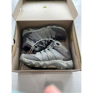 Keen Oakridge Mid WP‎ Hiking Boots Waterproof Gray Women's Size 8